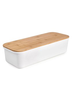 Ibili Pojemnik w kolorze biało-jasnobrązowym na bagietki - 39,5 x 10 cm ze sklepu Limango Polska w kategorii Pojemniki kuchenne - zdjęcie 188641597