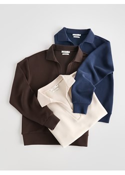 Reserved - Bluza z modalem - beżowy ze sklepu Reserved w kategorii Bluzy damskie - zdjęcie 188642877