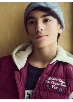 Reserved - Kurtka bomber - bordowy ze sklepu Reserved w kategorii Kurtki chłopięce - zdjęcie 188642907