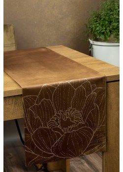 OBRUS BLINK 13 35 X 140 CM BRĄZOWY ze sklepu lenaodniemowlakadoszkolniaka.pl w kategorii Obrusy i bieżniki - zdjęcie 188643308