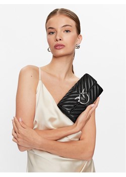 Torebka Pinko Love One Wallet C PE 23 PLTT 100062 A0GK Czarny ze sklepu eobuwie.pl w kategorii Kopertówki - zdjęcie 188643646
