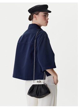 Torebka Weekend Max Mara 2615511164600 Granatowy ze sklepu eobuwie.pl w kategorii Kopertówki - zdjęcie 188643676