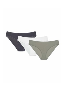 Esotiq 3-pack figi damskie Sol-Sol 44293-K001, Kolor zielono-biało-grafitowy, Rozmiar L, Esotiq ze sklepu Primodo w kategorii Majtki damskie - zdjęcie 188644786