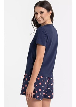 Bawełniana piżama damska w serduszka PDD3900-020, Kolor granatowy, Rozmiar S, Moraj ze sklepu Primodo w kategorii Piżamy damskie - zdjęcie 188644869