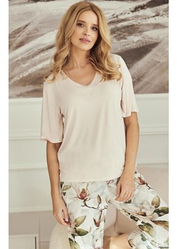 Bawełniana piżama damska 3535 Afrodyta 7/8, Kolor beżowy-wzór, Rozmiar M, Taro ze sklepu Primodo w kategorii Piżamy damskie - zdjęcie 188644898