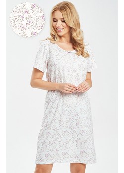 Bawełniana koszula damska 3543 Mariella, Kolor beżowy-wzór, Rozmiar M, Taro ze sklepu Primodo w kategorii Koszule nocne - zdjęcie 188644906