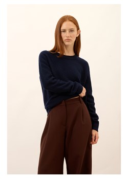 Just Cashmere Kaszmirowy sweter "Cetan" w kolorze granatowym ze sklepu Limango Polska w kategorii Swetry damskie - zdjęcie 188645227