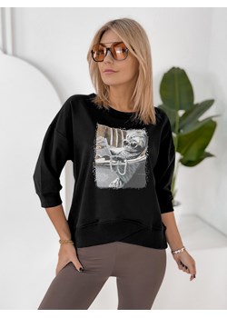 bluzka melisandre czarna one size ze sklepu UBRA w kategorii Bluzki damskie - zdjęcie 188645637