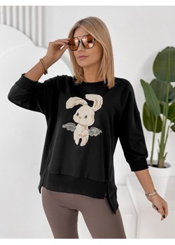 bluzka ferrante czarna one size ze sklepu UBRA w kategorii Bluzki damskie - zdjęcie 188645725