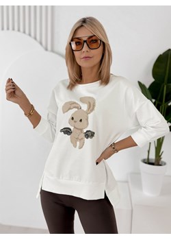 bluzka ferrante ecru one size ze sklepu UBRA w kategorii Bluzki damskie - zdjęcie 188645769