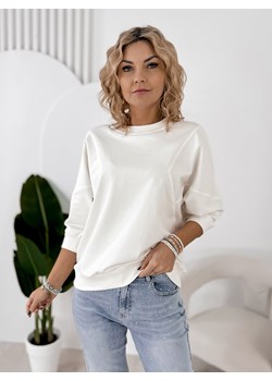 bluzka calvino ecru one size ze sklepu UBRA w kategorii Bluzki damskie - zdjęcie 188645829