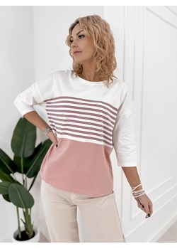 bluzka noemi pudrowy róż one size ze sklepu UBRA w kategorii Bluzki damskie - zdjęcie 188645847