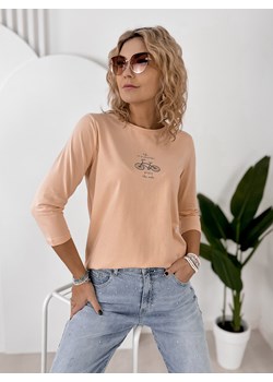 bluzka jaquen brzoskwiniowa one size ze sklepu UBRA w kategorii Bluzki damskie - zdjęcie 188645899