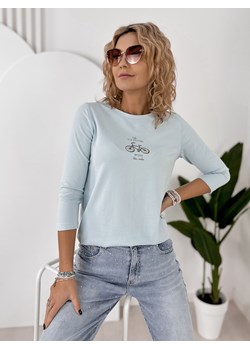 bluzka jaquen błękitna one size ze sklepu UBRA w kategorii Bluzki damskie - zdjęcie 188645908