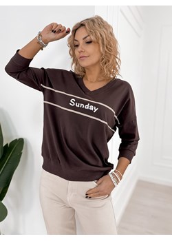 bluzka torres ciemnobrązowy one size ze sklepu UBRA w kategorii Bluzki damskie - zdjęcie 188645957