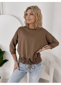 bluzka morante brązowa one size ze sklepu UBRA w kategorii Bluzki damskie - zdjęcie 188646019