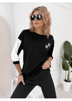 bluzka manzoni czarna one size ze sklepu UBRA w kategorii Bluzki damskie - zdjęcie 188646156