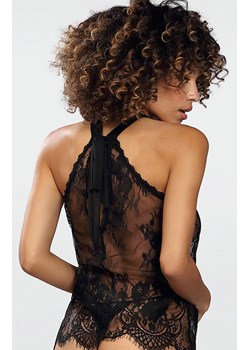 Koronkowa koszulka nocna i stringi czarna Kimberly, Kolor czarny, Rozmiar XS, DKaren ze sklepu Intymna w kategorii Koszule nocne - zdjęcie 188646287