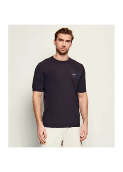 Aeronautica Militare Lniany t-shirt | Regular Fit ze sklepu Gomez Fashion Store w kategorii T-shirty męskie - zdjęcie 188647606