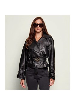 HUGO Skórzana kurtka Lanitte | Relaxed fit ze sklepu Gomez Fashion Store w kategorii Kurtki damskie - zdjęcie 188652588