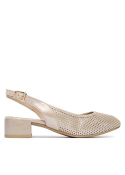 Czółenka Caprice 9-29602-44 Beżowy ze sklepu eobuwie.pl w kategorii Czółenka - zdjęcie 188652709