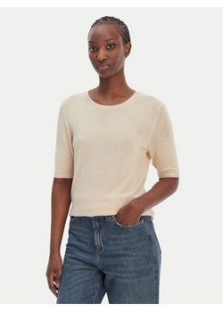 BOSS Sweter C_Fiaffu 50557077 Beżowy Regular Fit ze sklepu MODIVO w kategorii Swetry damskie - zdjęcie 188653888
