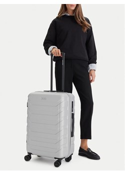 GINO ROSSI Walizka średnia CEO-GIN-M-003-05-SILVER Srebrny ze sklepu MODIVO w kategorii Walizki - zdjęcie 188653896