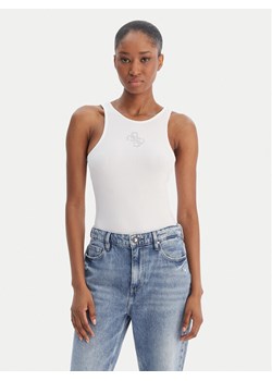 Guess Top W6RP39 KD092 Biały Regular Fit ze sklepu MODIVO w kategorii Bluzki damskie - zdjęcie 188653897