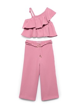 Abel & Lula Komplet bluzka i spodnie 5283 Różowy Regular Fit ze sklepu MODIVO w kategorii Komplety dziewczęce - zdjęcie 188654007