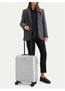 GINO ROSSI Walizka kabinowa CEO-GIN-S-003-05-SILVER Srebrny ze sklepu MODIVO w kategorii Walizki - zdjęcie 188654015
