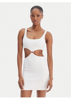 Banana Moon Sukienka letnia Friday Scrunchy JAA10 Biały Slim Fit ze sklepu MODIVO w kategorii Sukienki - zdjęcie 188654016