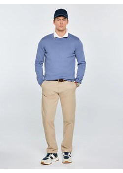 Sweter męski bawełniany niebieski Simoner 402 ze sklepu Big Star w kategorii Swetry męskie - zdjęcie 188654925