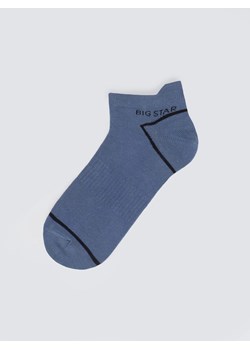 Stopki męskie bawełniane niebieskie Serhios 402 ze sklepu Big Star w kategorii Skarpetki męskie - zdjęcie 188654948