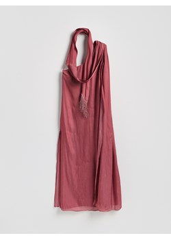 Reserved - Sukienka z szalem - fuksja ze sklepu Reserved w kategorii Sukienki - zdjęcie 188655145