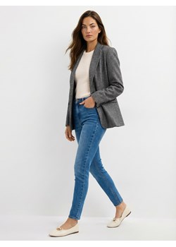 Mohito - Jeansy skinny PETITE - niebieski ze sklepu Mohito w kategorii Jeansy damskie - zdjęcie 188655206