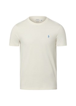 Polo Ralph Lauren Koszulka męska Mężczyźni Bawełna (100%) écru jednolity ze sklepu vangraaf w kategorii T-shirty męskie - zdjęcie 188655347