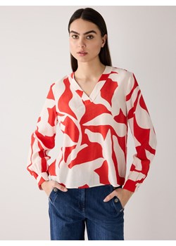 More & More Bluzka damska Kobiety Sztuczne włókno czerwony wzorzysty ze sklepu vangraaf w kategorii Bluzki damskie - zdjęcie 188655367