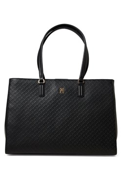 Tommy Hilfiger Shopperka damska - Daily Tote Kobiety Sztuczna skóra czarny jednolity ze sklepu vangraaf w kategorii Torby Shopper bag - zdjęcie 188655375