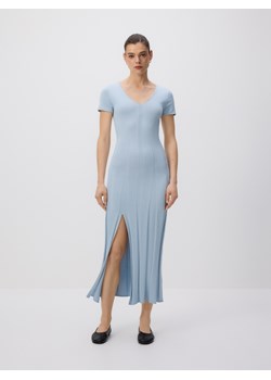 Reserved - Sukienka z lyocellem - jasnoniebieski ze sklepu Reserved w kategorii Sukienki - zdjęcie 188655467