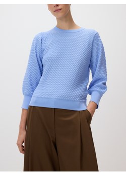 Reserved - Sweter z bufiastym rękawem - jasnoniebieski ze sklepu Reserved w kategorii Swetry damskie - zdjęcie 188655569