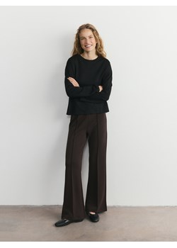 Reserved - Longsleeve z modalem - czarny ze sklepu Reserved w kategorii Bluzki damskie - zdjęcie 188655586