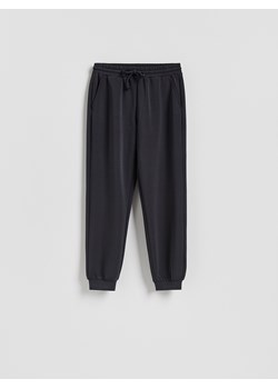 Reserved - Dresowe joggery - ciemnoszary ze sklepu Reserved w kategorii Spodnie damskie - zdjęcie 188655767