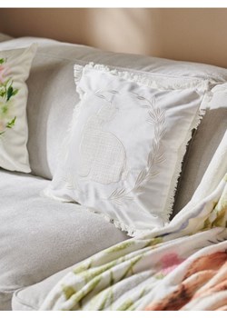 Sinsay - Poszewka na poduszkę z motywem wielkanocnym - biały ze sklepu Sinsay w kategorii Poszewki na poduszki - zdjęcie 188656425