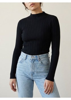 Sinsay - Prążkowany golf - czarny ze sklepu Sinsay w kategorii Swetry damskie - zdjęcie 188656487