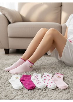 Sinsay - Bawełniane skarpetki 5 pack - wielobarwny ze sklepu Sinsay w kategorii Skarpetki dziecięce - zdjęcie 188656508