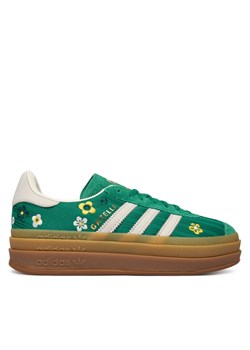 Sneakersy adidas Gazelle Bold IH1920 Zielony ze sklepu eobuwie.pl w kategorii Buty sportowe damskie - zdjęcie 188656557