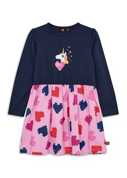 LEGO Sukienka w kolorze granatowo-różowym ze sklepu Limango Polska w kategorii Sukienki dziewczęce - zdjęcie 188659529