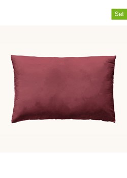 ethere Perkalowe poszewki (2 szt.) "Liso" w kolorze fioletowym na poduszkę ze sklepu Limango Polska w kategorii Poduszki dekoracyjne - zdjęcie 188659945