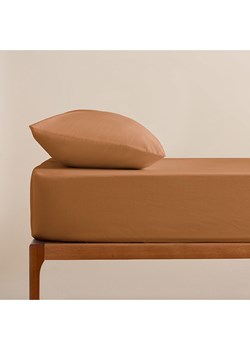 ethere Perkalowe prześcieradło "Sakura" w kolorze pomarańczowym na gumce ze sklepu Limango Polska w kategorii Prześcieradła - zdjęcie 188659966