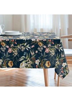Mint Rugs Obrus "Floral And Tropical Kendra" w kolorze granatowo-zielono-jasnoróżowym ze sklepu Limango Polska w kategorii Obrusy i bieżniki - zdjęcie 188660006